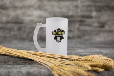 Кружка с печатью Пивная стеклянная